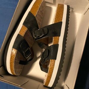 Size 8 Corkys Tan Line sandals